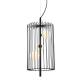 Hayden lampa wisząca druciana czarna 31cm Italux