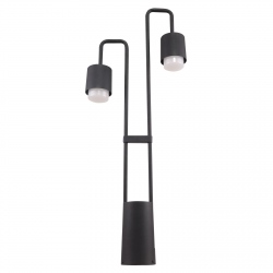 Sorano czarna lampa zewnętrzna podwójna