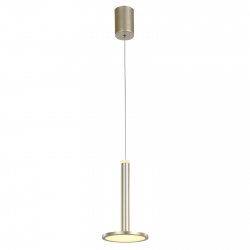 Oliver złota lampa wisząca pojedyńcza LED