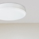 Loft LED plafon biały, czarny, szary lub złoty 37cm ze szkłem opalowym Ramko