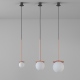 Cotton minimalistyczna lampa wisząca z kloszem 10cm różne kolory Cleoni