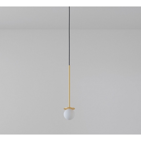 Cotton minimalistyczna lampa wisząca z kloszem 10cm różne kolory Cleoni
