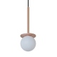 Cotton Panel minimalistyczna lampa wisząca na kole z 16 kloszami Cleoni