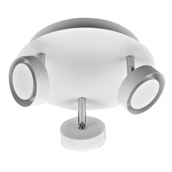 Alexa białe reflektory na kole LED