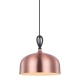 Emerald lampa wisząca z miedzianym kloszem 33cm Italux