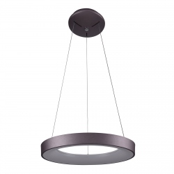 Giulia kawowa lampa wisząca obręcz 48cm LED