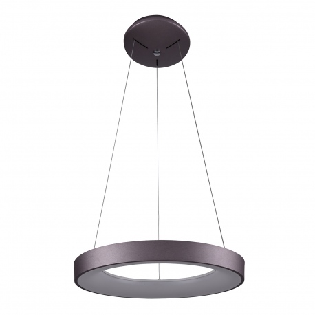 Giulia kawowa lampa wisząca obręcz 48cm LED Italux