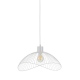 Lampa wisząca druciana biała 40cm jak spódnica Italux