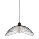 Lampa wisząca druciana czarna 50cm jak spódnica Italux