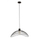 Lampa wisząca druciana czarna 50cm jak spódnica Italux