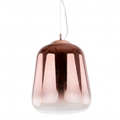 Lampa wisząca szklana w kolorze miedzi 33cm Italux