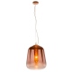 Lampa wisząca szklana w kolorze miedzi 33cm Italux