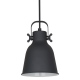 Lavare czarna lampa wisząca 16cm Italux