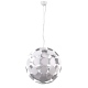 Mailone biała srebrna lampa wisząca 50cm Italux