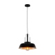 Paloma czarno-złota lampa wisząca 35cm Italux