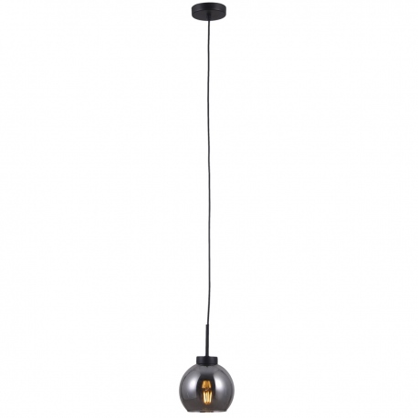 Poggi lampa wisząca z dymionym kloszem 15cm Italux