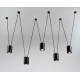 Viwin 9023 Dohar nowoczesna lampa sufitowa z pięcioma reflektorami GU10 111mm Shilo