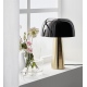 BLANCA lampa Stołowa mosiądz Patyna Czarny klosz 35cm wys Markslojd