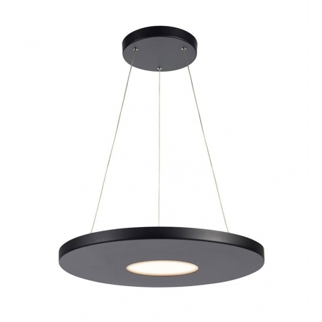 PLATE lampa Wisząca Czarna LED Markslojd