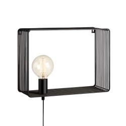 SHELF Kinkiet półka Czarny