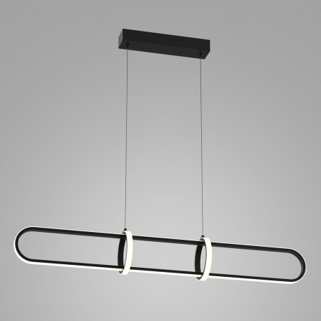 Cerrila lampa wiszaca LED czarna podłużna 90cm Italux