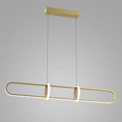Cerrila lampa wiszaca LED złota podłużna 90cm