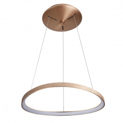 Morfi lampa wisząca ciemne złoto 65cm LED