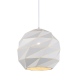Palermo biała geometryczna lampa wisząca 32cm Italux