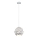 Palermo biała geometryczna lampa wisząca 23cm Italux
