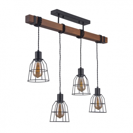 Reda lampa wisząca druciana na belce 80cm Italux