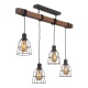 Reda lampa wisząca druciana na belce 80cm Italux