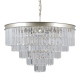 Verdes lampa wisząca kryształowa 67cm złota szampańska Italux
