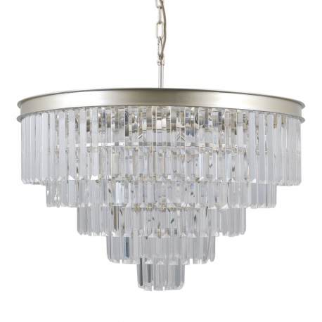 Verdes lampa wisząca kryształowa 67cm złota szampańska Italux