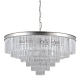 Verdes lampa wisząca kryształowa 85cm srebrna Italux