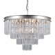 Verdes lampa wisząca kryształowa 56cm srebrna Italux