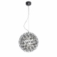 Italux Adriana wisząca lampa kula metalowa 50cm LED