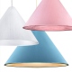 Mont lampa wisząca z abażurem stożek 90cm (jedwab i inne kolory) Ramko