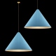 Mont lampa wisząca z abażurem stożek 90cm (jedwab i inne kolory) Ramko