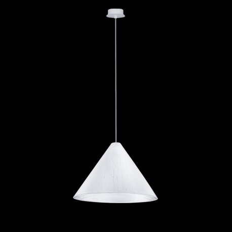Mont lampa wisząca z abażurem stożek 35cm (jedwab i inne kolory) Ramko