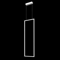 Edo Vertical LED lampa wisząca pionowy prostokąt 33x103