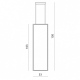 Edo Vertical LED lampa wisząca pionowy prostokąt 103x33cm Ramko