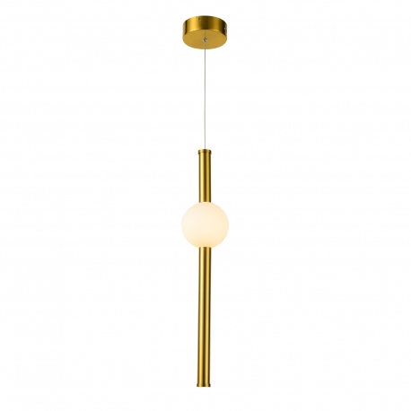 Halling LED lampa wisząca miedziana pionowa Italux