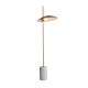 Vilai lampa podłogowa złota marmur 139cm wys Italux