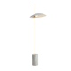 Vilai lampa podłogowa biała złota marmur 139cm wys Italux