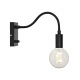 RAW Kinkiet 1L czarny chrom lampa skandynawska Markslojd
