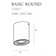 Basic plafon round biały MAXLight