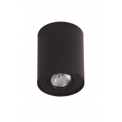 Basic plafon round czarny