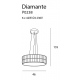 Diamante lampa wisząca duża 46 cm MAXLight