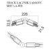 Dobac MAXLight track łącznik łamany biały