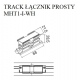 Dobac MAXLight track łącznik prosty biały